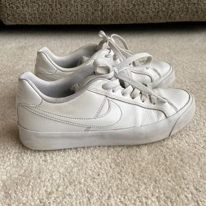 White Nike Tennis Shoes